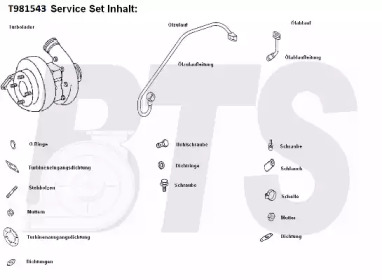 Компрессор, наддув BTS Turbo T981543